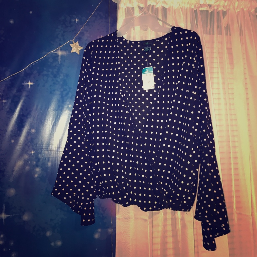 Blouse With Bell Sleeves